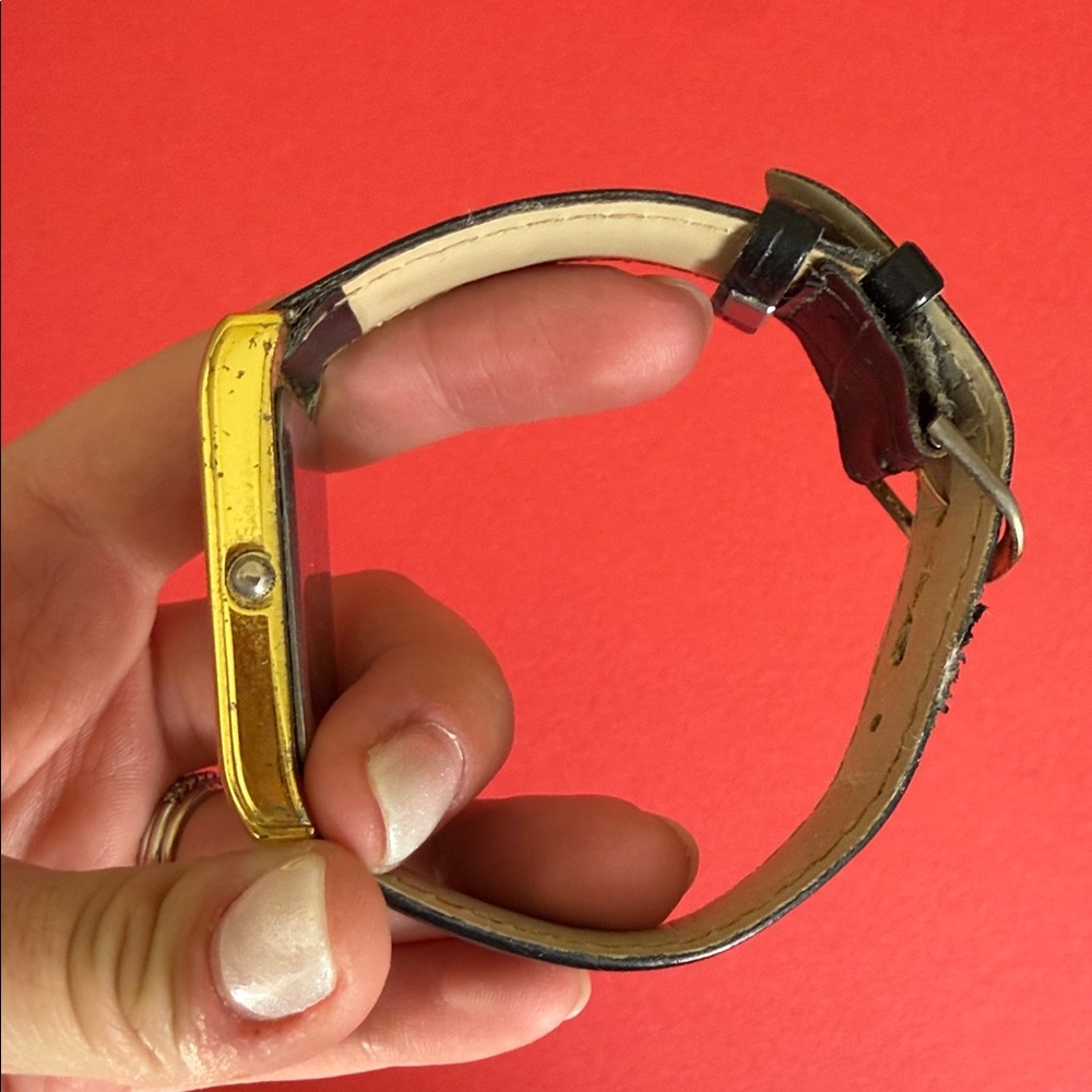 Charles Dumont Gold And Black Quartz Watch View 2